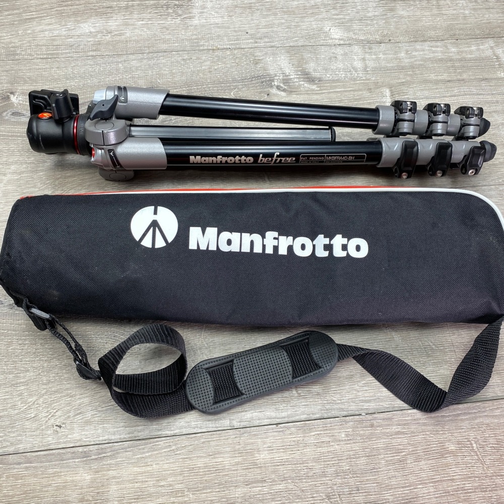 Manfrotto Befree Tripod Black Grey MKBFRA4D-BH Travel Photography
